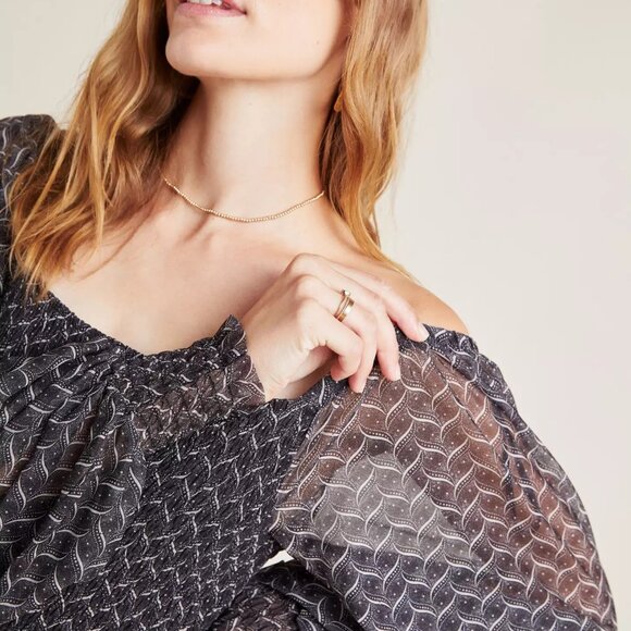 Anthropologie Rouen Top, L - Picture 3 of 5